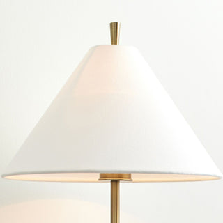 Ellis Modern Brass Fabric Wall Sconce