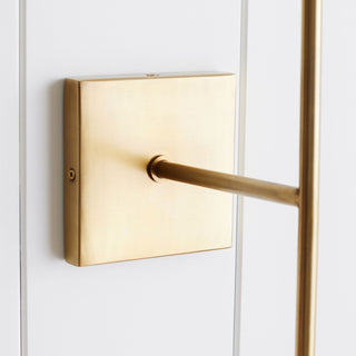 Ellis Modern Brass Fabric Wall Sconce