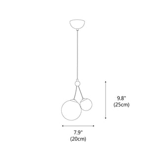 Cherry Modern Glass Pendant Light