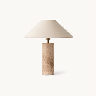 Elsie Marble Fabric Table Lamp