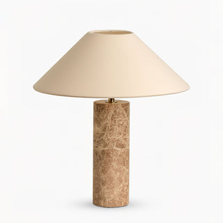 Elsie Marble Fabric Table Lamp