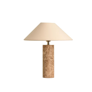 Elsie Marble Fabric Table Lamp