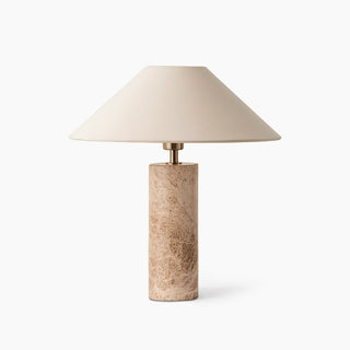Elsie Marble Fabric Table Lamp