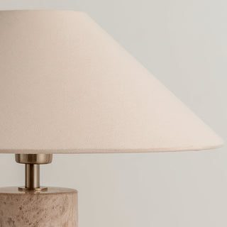 Elsie Marble Fabric Table Lamp