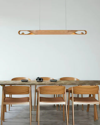 Scroll Artistic Wood Chandelier