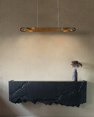 Scroll Artistic Wood Chandelier