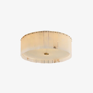Nova Ribbed Alabaster Ceiling Light