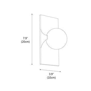 Ember Line Modern Brass Wall Light