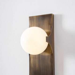 Ember Line Modern Brass Wall Light