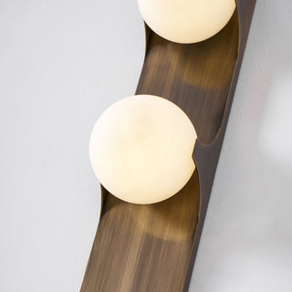 Ember Line Modern Brass Wall Light
