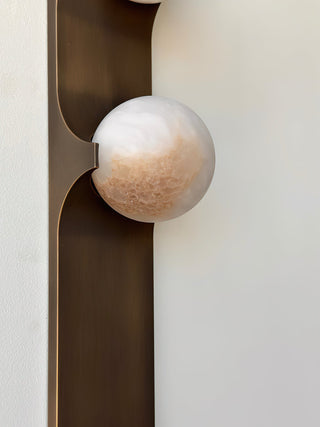 Ember Line Modern Brass Wall Light
