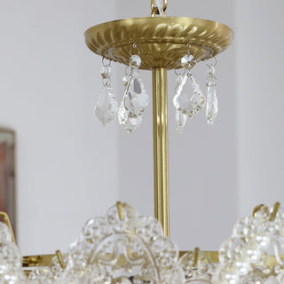 Embossed Pearls Luxury Crystal Chandelier