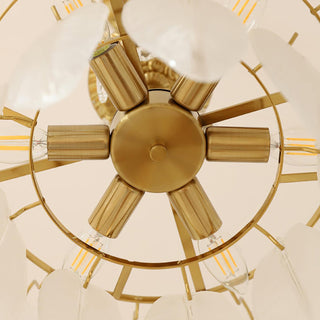 Embossed Pearls Luxury Crystal Chandelier