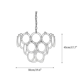 Xynor Glamorous Glass Chandelier