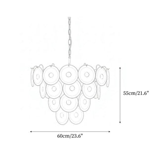 Xynor Glamorous Glass Chandelier