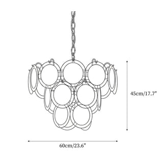 Xynor Glamorous Glass Chandelier