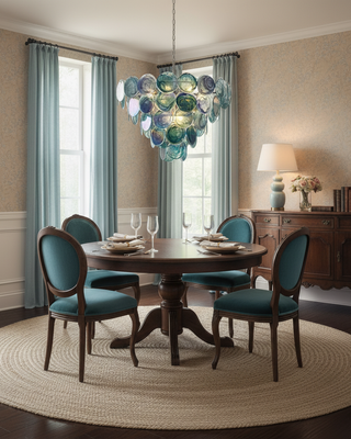 Xynor Glamorous Glass Chandelier