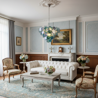 Xynor Glamorous Glass Chandelier