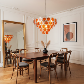 Xynor Glamorous Glass Chandelier