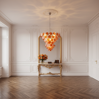 Xynor Glamorous Glass Chandelier