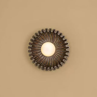 Emerald Wave Art Deco Glass Wall Light