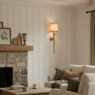 Elara Slim Gold Wall Sconce