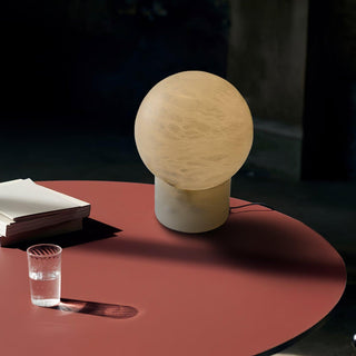 Nova Minimalist Alabaster Table Lamp