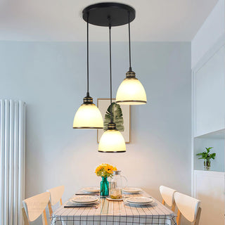 Empire Mid-Century Modern Glass Pendant Light