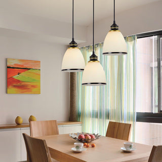 Empire Mid-Century Modern Glass Pendant Light
