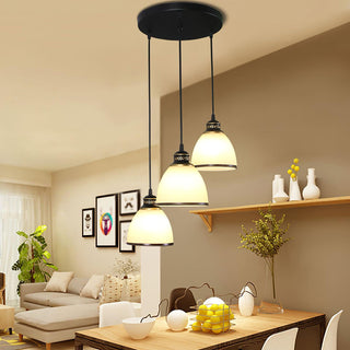 Empire Mid-Century Modern Glass Pendant Light