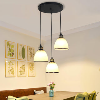 Empire Mid-Century Modern Glass Pendant Light