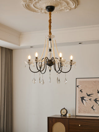 Empress Elegant Crystal & Beaded Chandelier