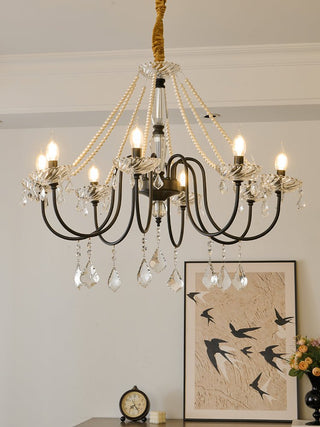 Empress Elegant Crystal & Beaded Chandelier