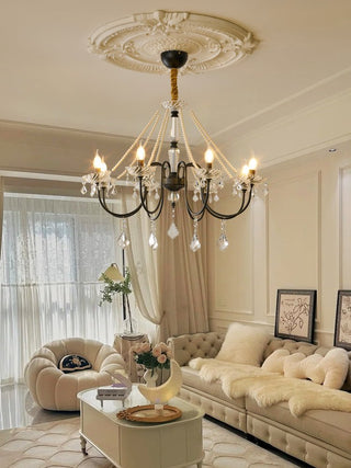 Empress Elegant Crystal & Beaded Chandelier