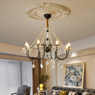 Empress Elegant Crystal & Beaded Chandelier