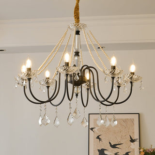 Empress Elegant Crystal & Beaded Chandelier