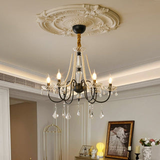 Empress Elegant Crystal & Beaded Chandelier