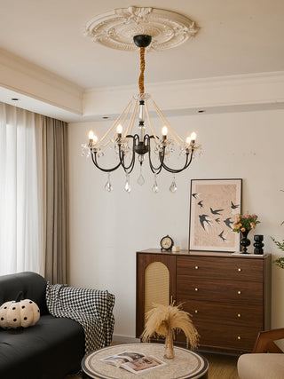 Empress Elegant Crystal & Beaded Chandelier
