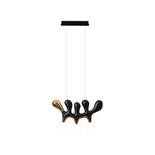 Rhythm Sculptural Wood Chandelier