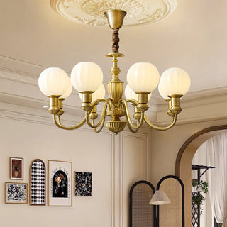 Endon Vintage Brass Chandelier
