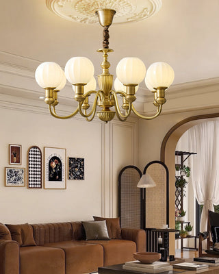 Endon Vintage Brass Chandelier