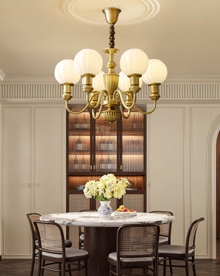 Endon Vintage Brass Chandelier