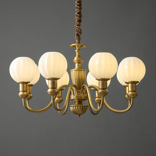 Endon Vintage Brass Chandelier