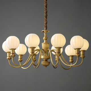 Endon Vintage Brass Chandelier