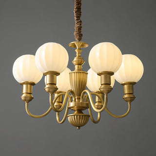 Endon Vintage Brass Chandelier