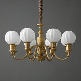 Endon Vintage Brass Chandelier