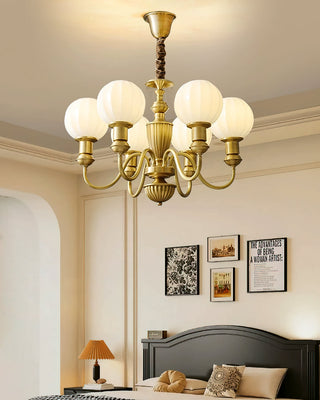 Endon Vintage Brass Chandelier