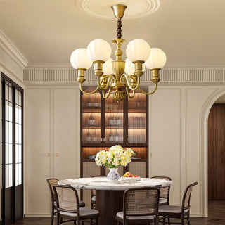 Endon Vintage Brass Chandelier