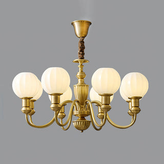 Endon Vintage Brass Chandelier
