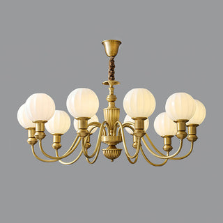 Endon Vintage Brass Chandelier